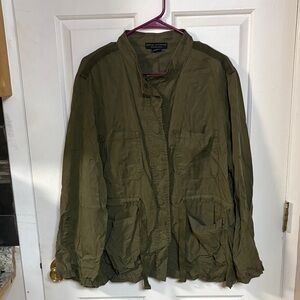 Olive women’s  Military look light jacket